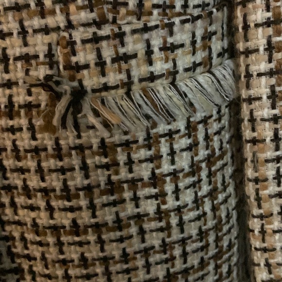Perry Ellis tweed V Neck jacket with extra buttons - Picture 6 of 6